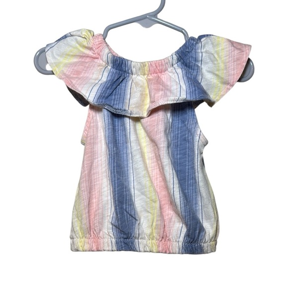 Jessica Simpson Toddler Girls Matching Set with Ruffle Tank and Shorts 18 Months - Picture 1 of 11